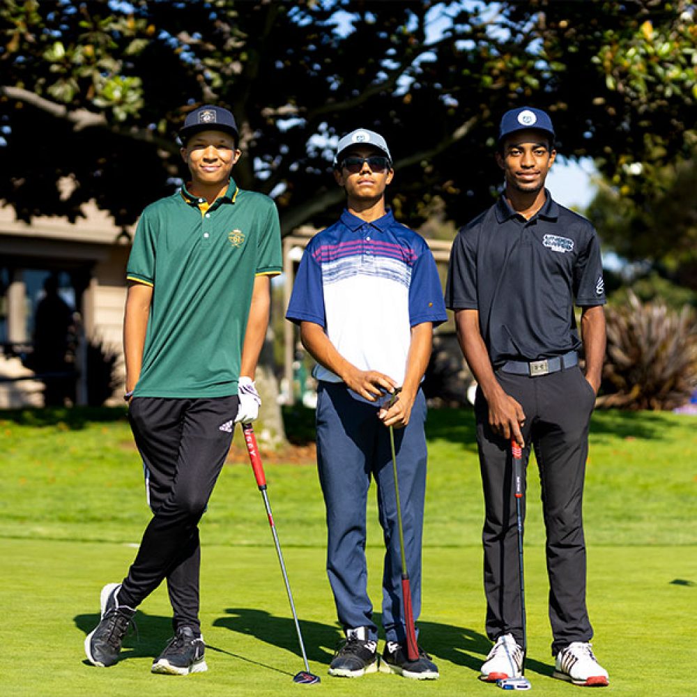 Three Jr Golfers